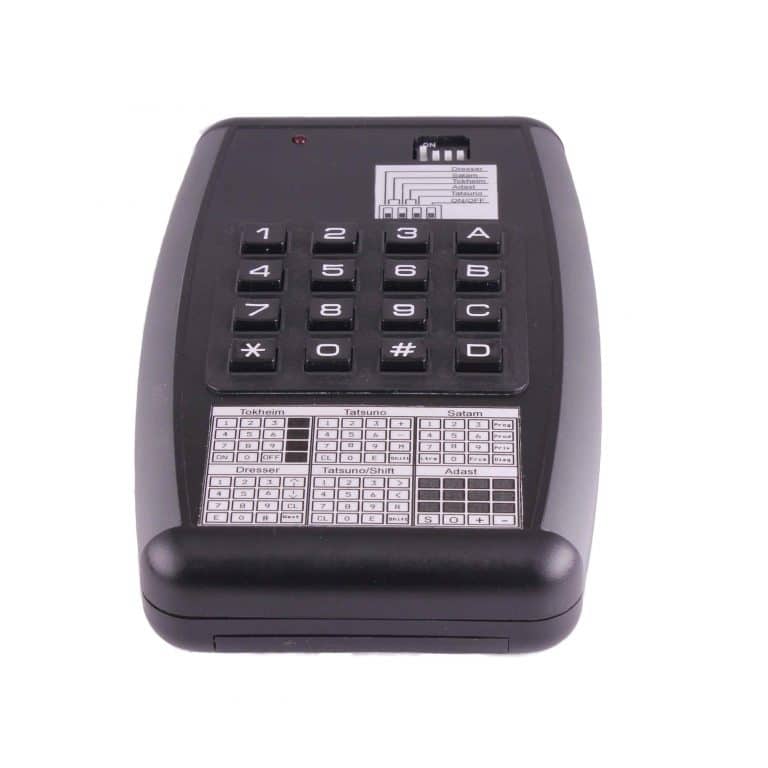 Universal service remote control for fuel pumps (Tokheim, Wayne Dresser