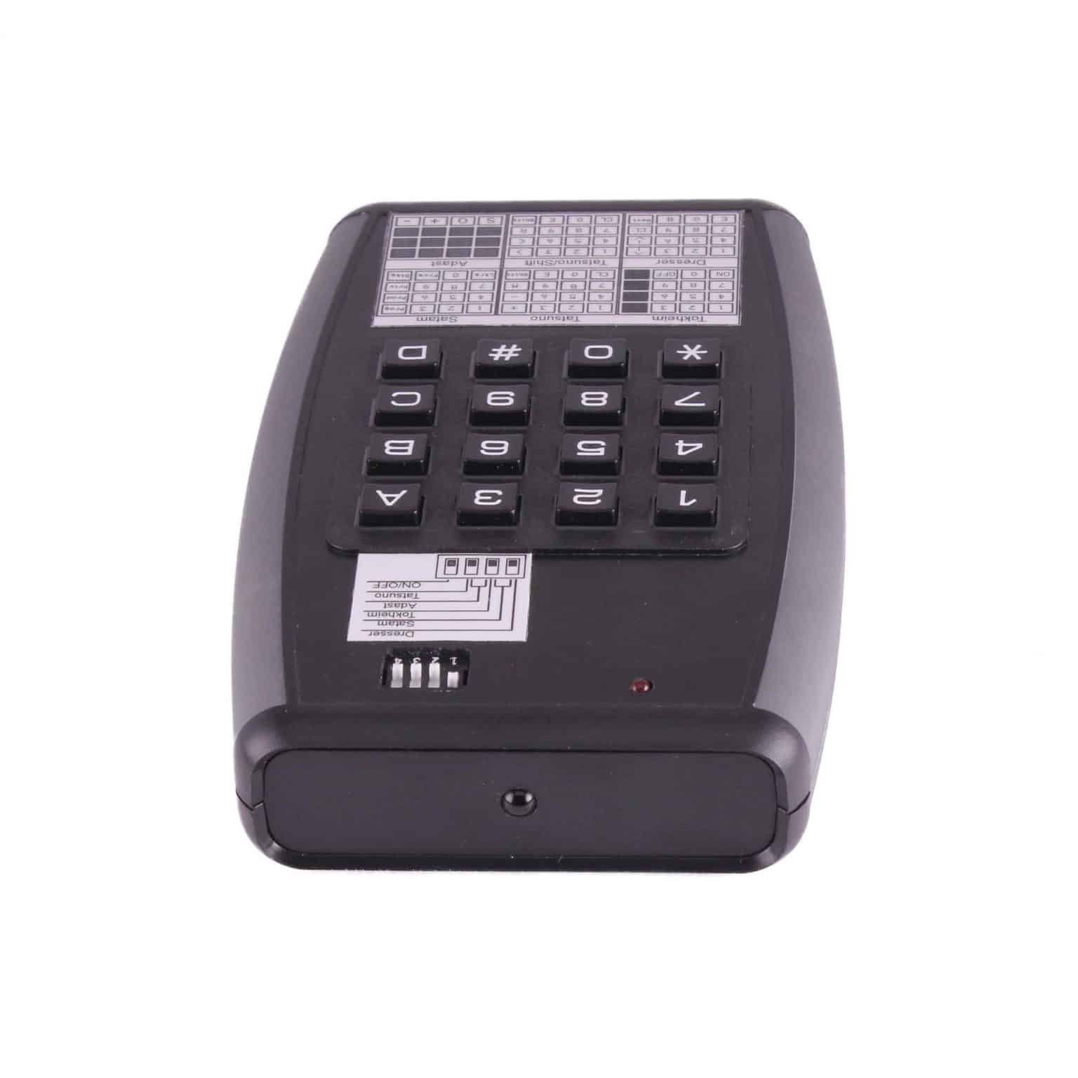 Universal service remote control for fuel pumps (Tokheim, Wayne Dresser