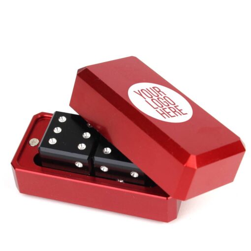 Prémium alumínium eloxált kockakészlet - 2 kocka dobozban, különböző színekben, márkázható, személyre szabható - 14. kép