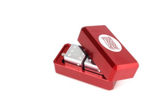 Premium aluminium anodized dice set - 2 dices in box, different colors, can be branded, personalized - Image 2