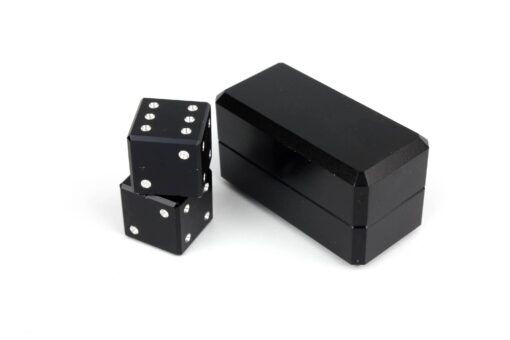 Premium aluminium anodized dice set - 2 dices in box, different colors, can be branded, personalized - Image 5
