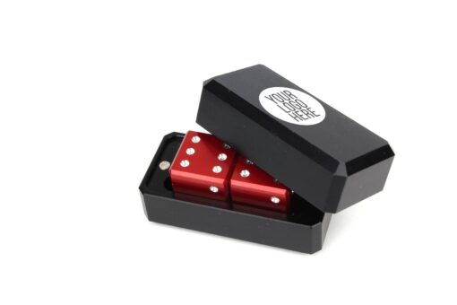 Premium aluminium anodized dice set - 2 dices in box, different colors, can be branded, personalized - Image 15