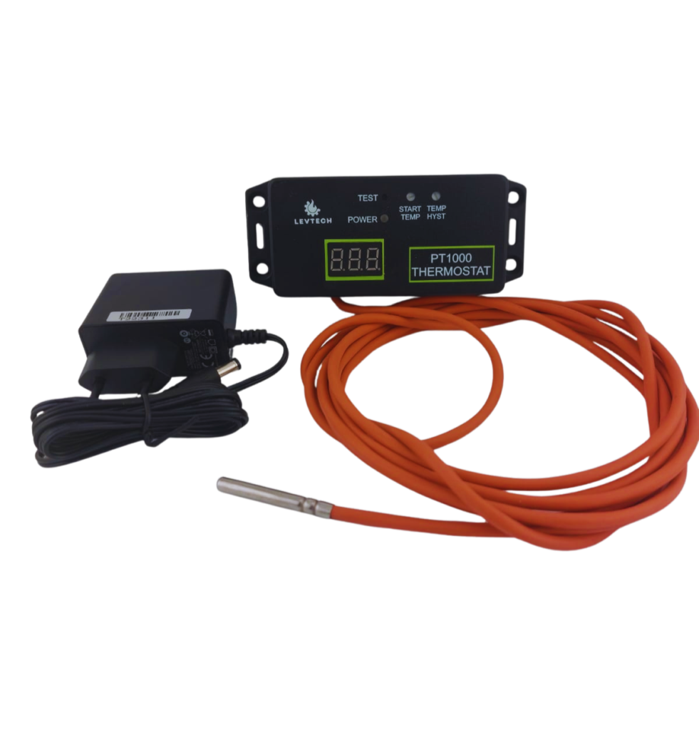 Temperature monitoring relay with PT1000 sensor - Levtech Service ...