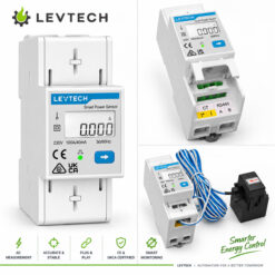 Levtech SM16 100A single-phase smart energy meter for Huawei - Image 5